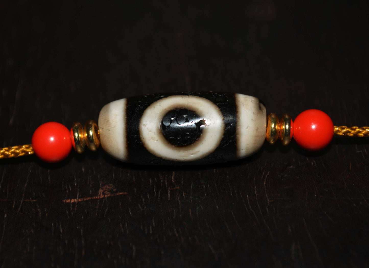 Real Ancient Tibetan Sakor Namkor Dzi Bead Amulet Heaven and Earth Himalaya Pure Gzi Pendant Genuine Old Antique Agate Talisman Bracelet