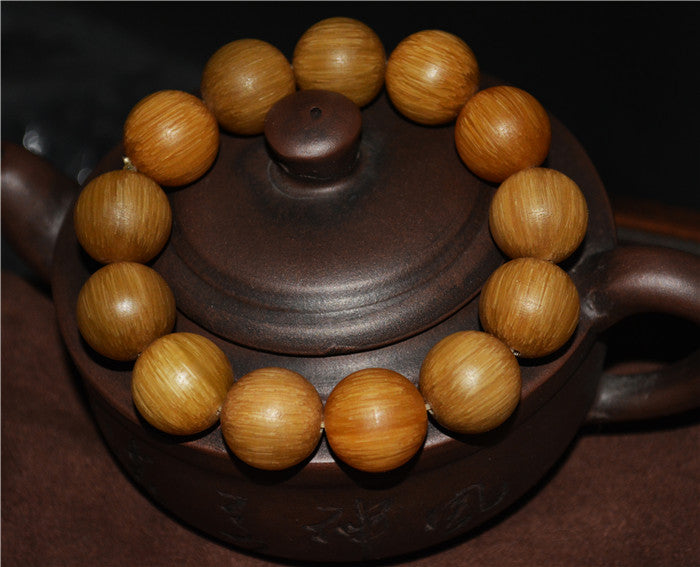 Real Chinese Old Antique Horn Bracelet Mala Prayer Beads Tibetan Genuine Himalayas Rosary