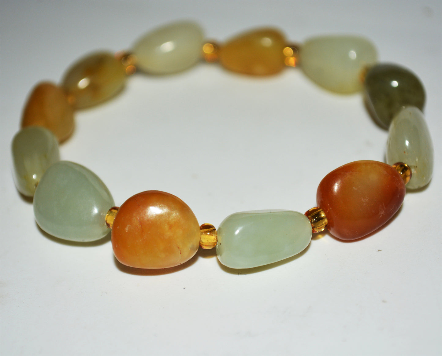 Real Chinese Old Antique White Hetian Jade Bracelet Nephrite Hotan Mala Prayer Beads Rosary Genuine River Pebble Mutton Fat  Authentic Natural