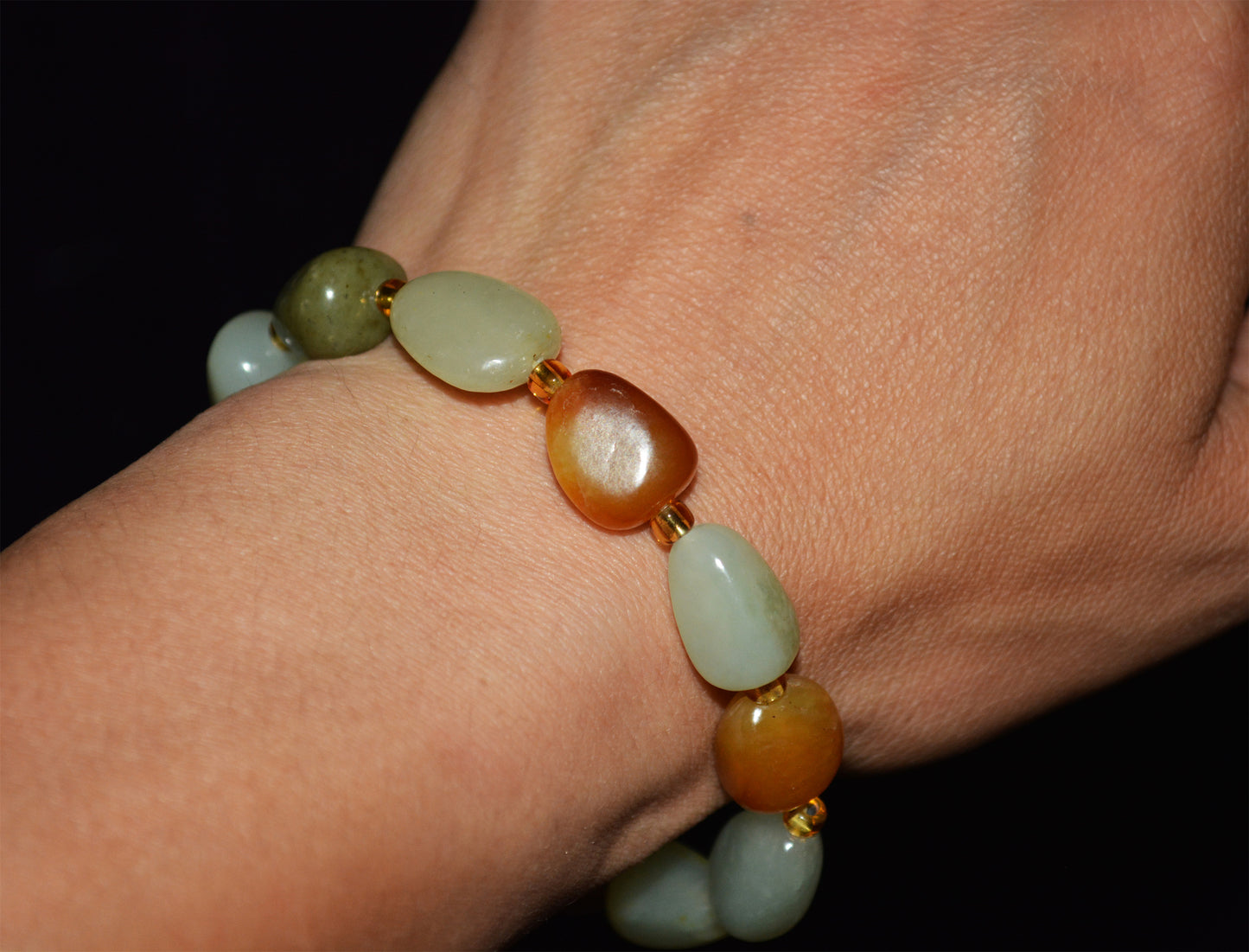 Real Chinese Old Antique White Hetian Jade Bracelet Nephrite Hotan Mala Prayer Beads Rosary Genuine River Pebble Mutton Fat  Authentic Natural