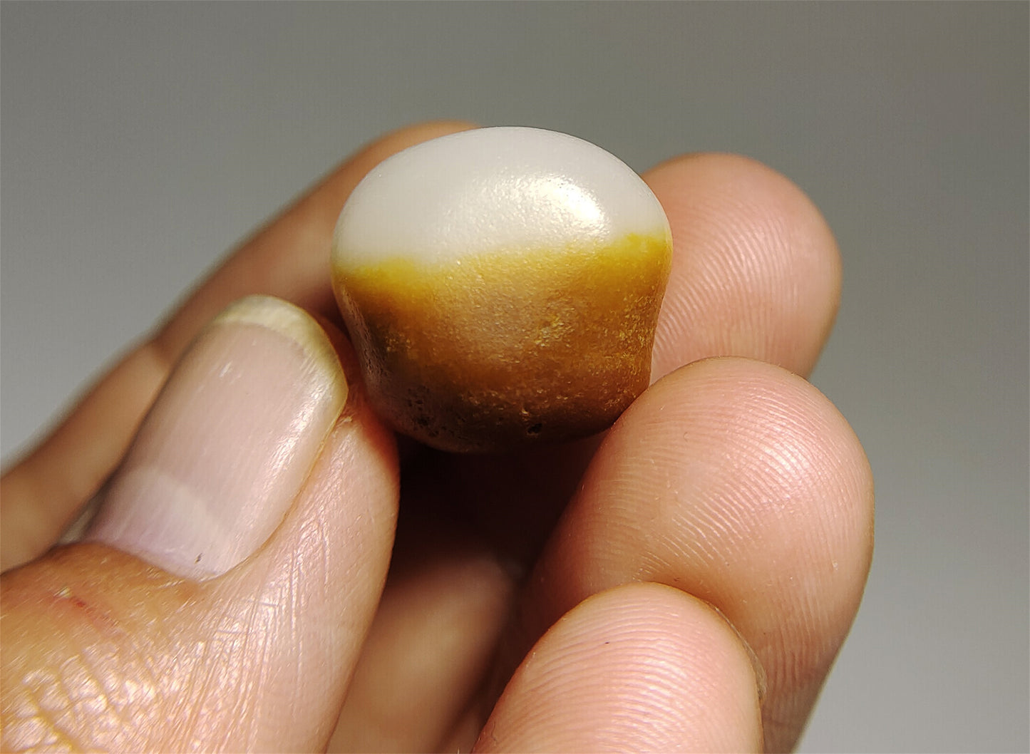 Real Chinese Nephrite Hetian Jade Old Antique Hotan Nephrite Bracelet Genuine Natural River Pebble Mutton Fat pendant