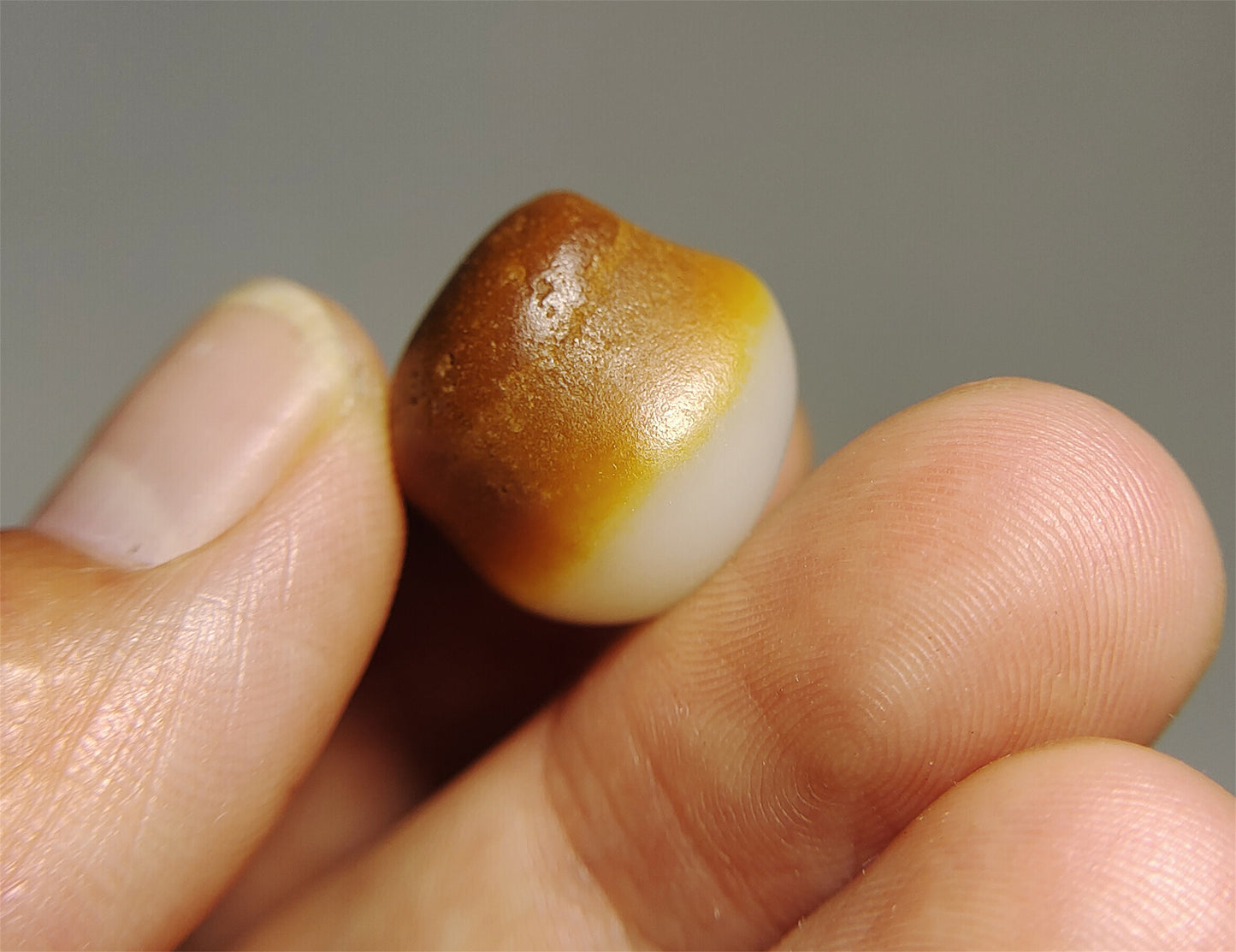 Real Chinese Nephrite Hetian Jade Old Antique Hotan Nephrite Bracelet Genuine Natural River Pebble Mutton Fat pendant