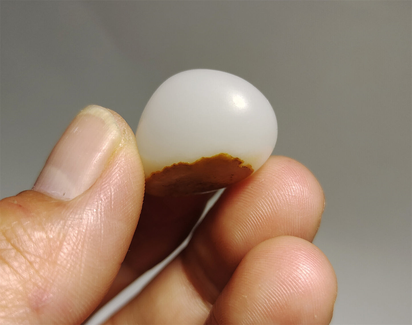 Real Chinese Old Antique White Hetian Jade Pendant Nephrite Hotan Beads Genuine River Pebble Mutton Fat  Authentic natural