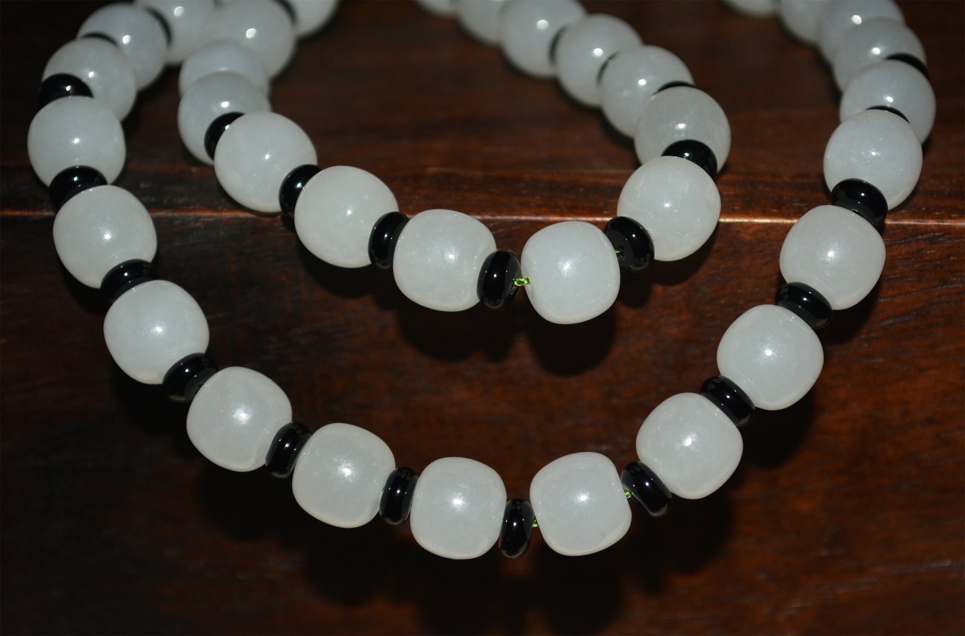 Real Chinese Old Antique White Hetian Jade Bracelet Nephrite Hotan Necklace Mala Prayer Beads Rosary Genuine River Pebble Mutton Fat  Authentic Natural 和田白玉项链手串佛珠