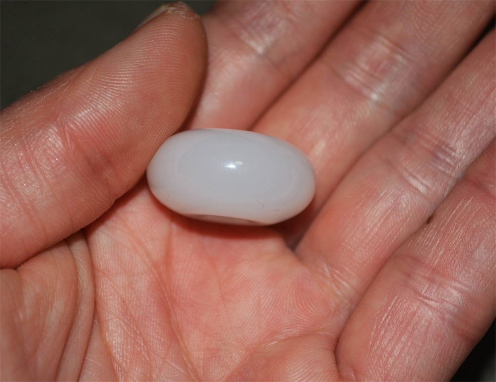 Real Chinese White Hetian Jade Pendant Donut Nephrite Amulet Hotan Bead Genuine River Pebble Mutton Fat Doughnut Authentic natural