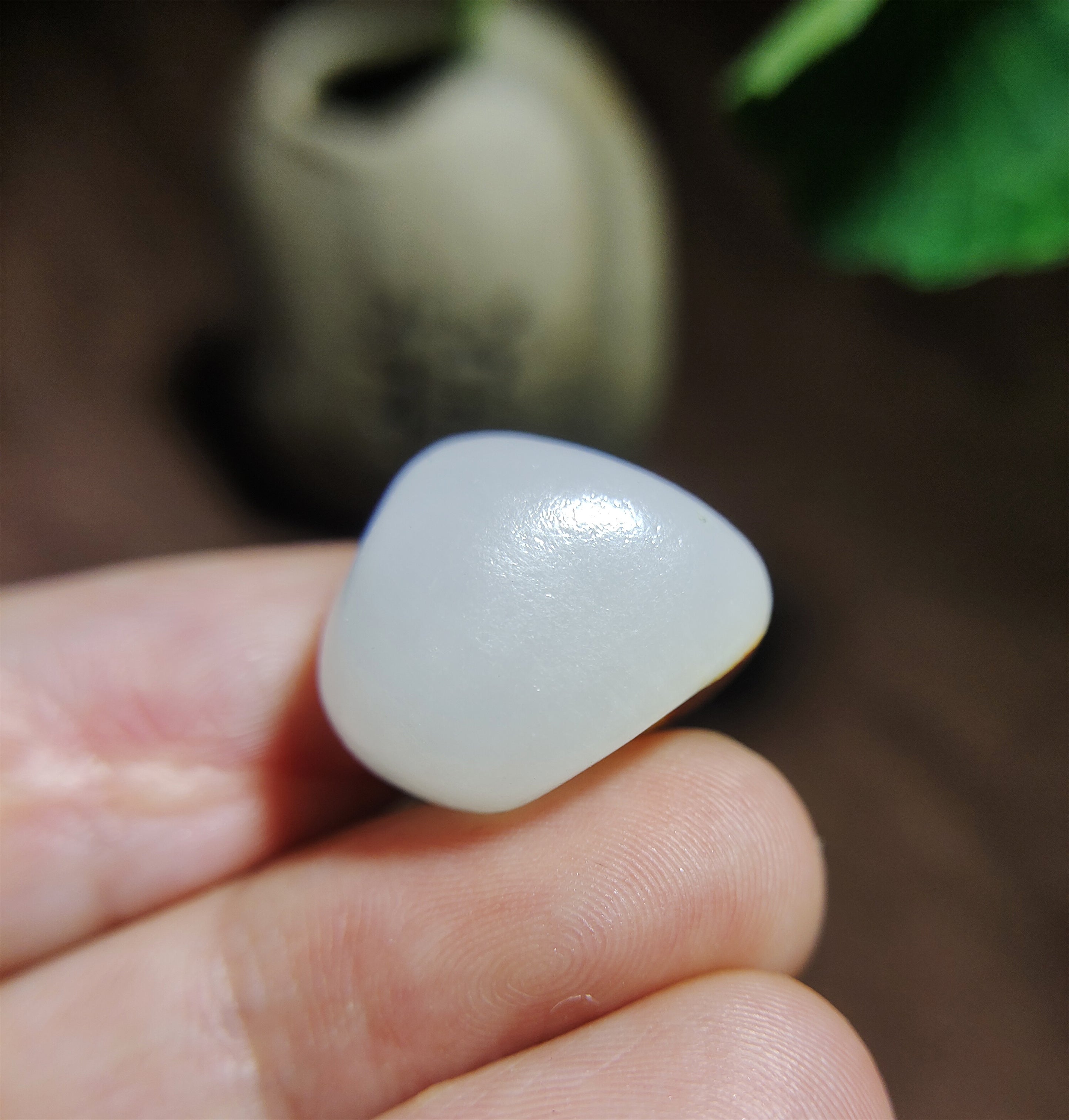 RealChineseWhiteHetianJadePend