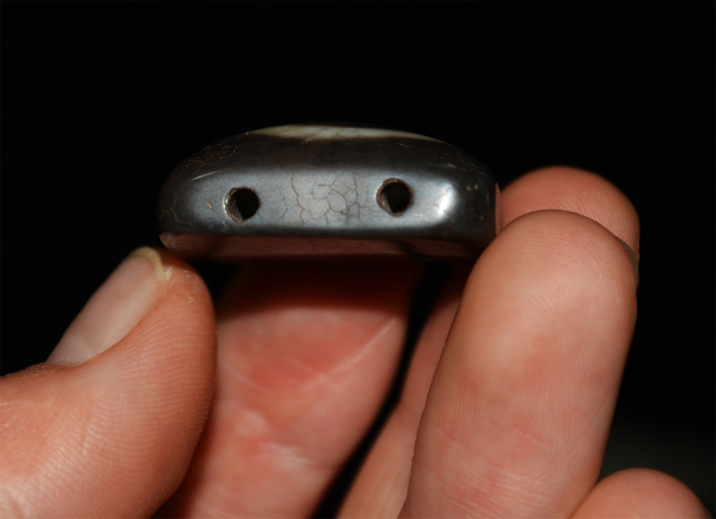 Real Himalaya Ancient Buddha's Eye Dzi Bead Two Eyes Pendant Amulet Tibetan Old Antique Agate Nepal 2 Eyed Pure Gzi Talisman Bracelet