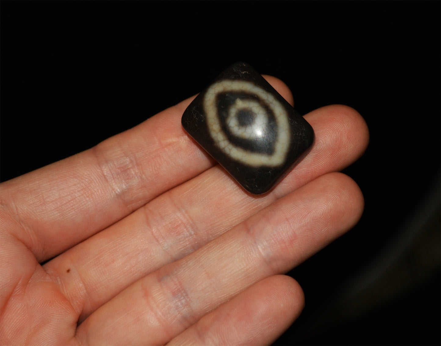 Real Himalaya Ancient Buddha's Eye Dzi Bead Two Eyes Pendant Amulet Tibetan Old Antique Agate Nepal 2 Eyed Pure Gzi Talisman Bracelet