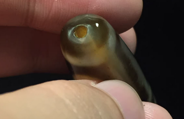 Real Himalaya Ancient Four Eye Dzi Bead Amulet Pendant Tibet Agate Genuine 4 Eyed Pure Gzi Old Antique Talisman Bracelet