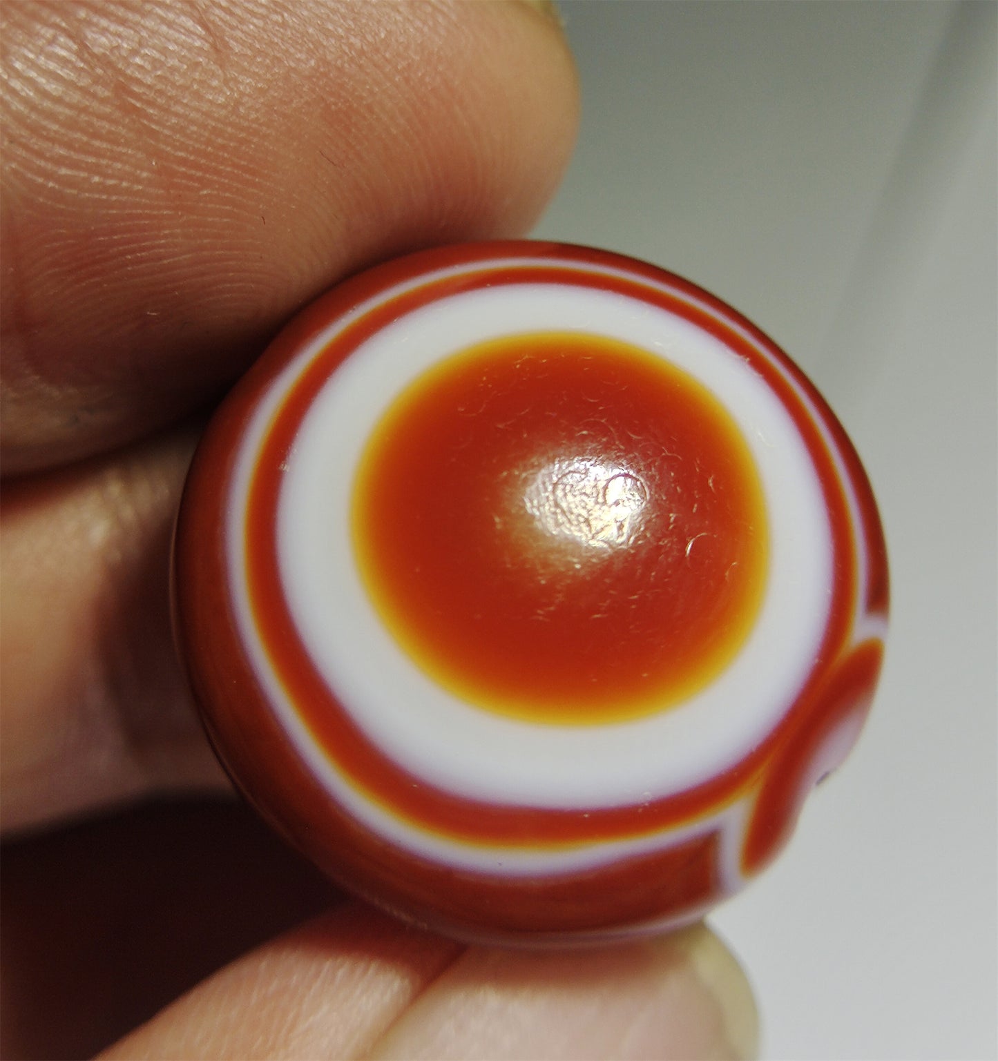 Real Himalaya Ancient Lukmik Dzi Bead Amulet Luk Mik One Eye Goat Tibetan Medicine Agate Pendant Genuine Talisman