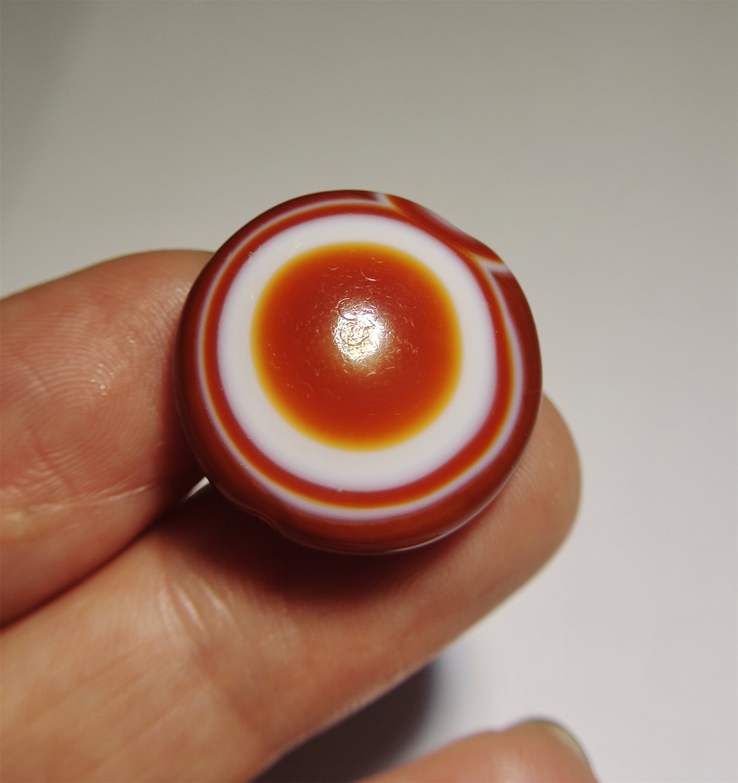 Real Himalaya Ancient Lukmik Dzi Bead Amulet Luk Mik One Eye Goat Tibetan Medicine Agate Pendant Genuine Talisman