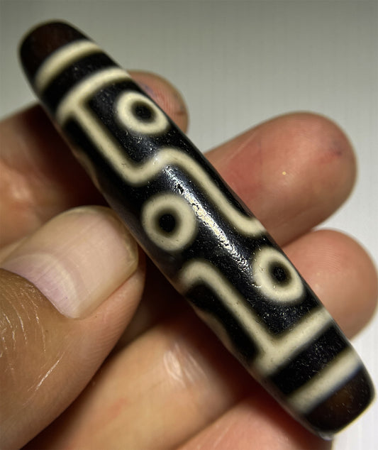 Real Himalaya Old Ancient Nine Eyes Dzi Bead Talisman Tibetan Pendant Agate Stone Pure 9 Eyed Gzi Amulet Bracelet