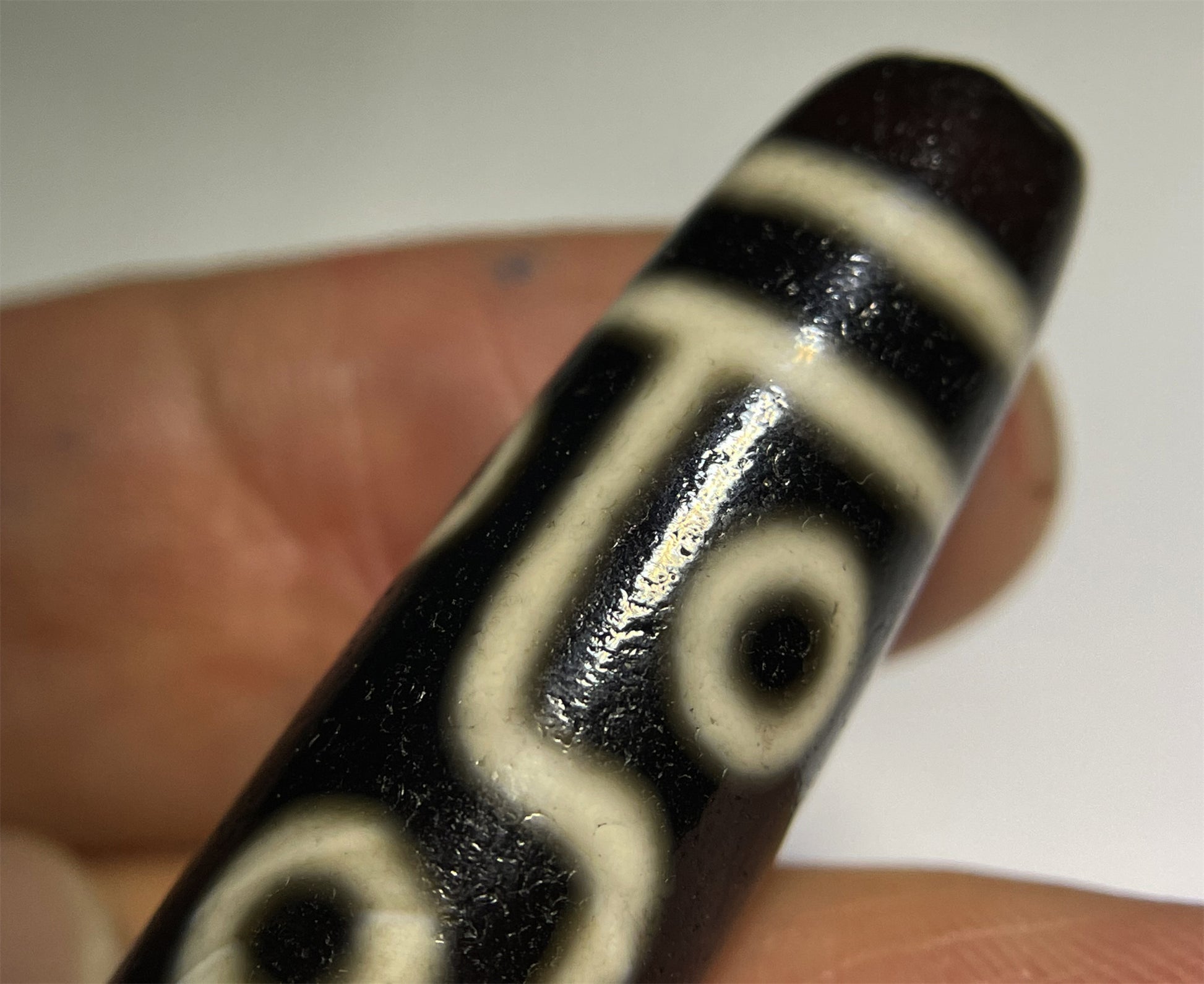 Real Himalaya Old Ancient Nine Eyes Dzi Bead Talisman Tibetan Pendant Agate Stone Pure 9 Eyed Gzi Amulet Bracelet