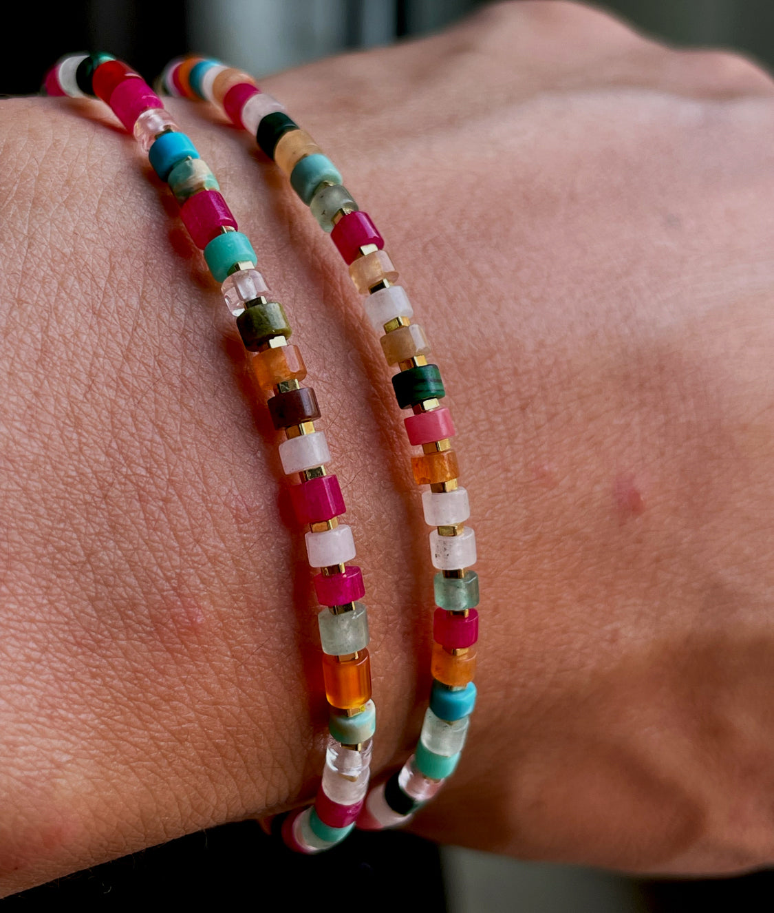 Real Himalaya Old Antiqe Turquoise Red Agate Necklace Bracelet Malachite Real Mini Small Size Amazonite Crystal Tibetan Mala Prayer Beads Natural