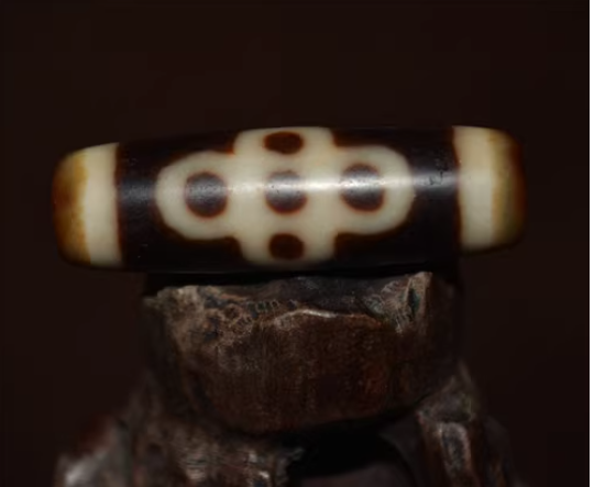 Real Himalayan Ancient Five Eyes Lightning Dzi Bead Amulet Tibetan Pure 5 Eyed Gzi Pendant Genuine Old Antique Agate Talisman Bracelet