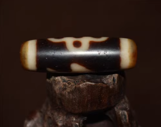 Real Himalayan Ancient Five Eyes Lightning Dzi Bead Amulet Tibetan Pure 5 Eyed Gzi Pendant Genuine Old Antique Agate Talisman Bracelet