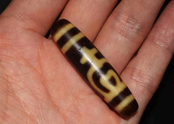 Real Himalayan Ancient Nectar Bottle Dzi Bead Amulet Pendant  Tibet Agate Pure Gzi Old Antique Talisman Bracelet