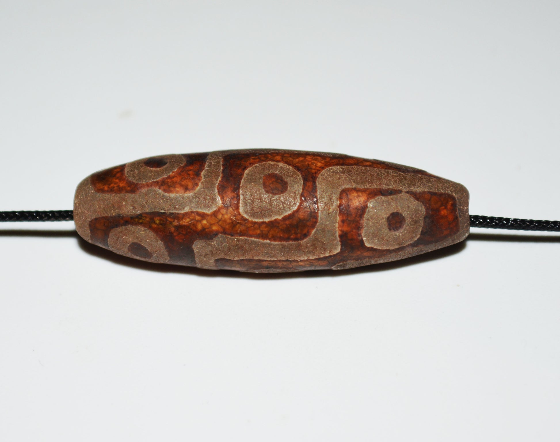 Real Himalayan Ancient Nine Eyes Dzi Bead Pendant Amulet Tibet Pure 9 Eyed Gzi Genuine Old Antique Agate Talisman Bracelet