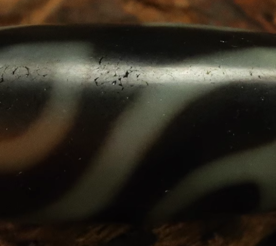 Real Himalayan Ancient Phoenix Four Eyes Dzi Bead Pendant Amulet Tibet Agate 4 Eyed Pure Gzi Antique Talisman