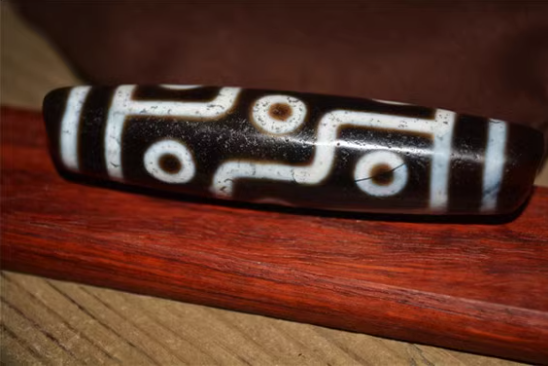 Real Himalayan Ancient Pure Nine Eyes Dzi Bead Amulet Pendant Tibet Agate 9 Eyed Pure Gzi Old Antique Talisman Genuine