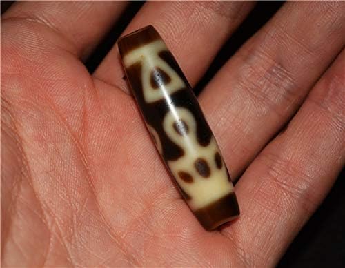 Real Himalayan Ancient Pure Nine Twelve Eyes Dzi Bead Amulet Pendant Tibet Agate 12 Eyed Pure Gzi Old Antique Talisman Genuine