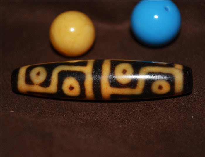Real Himalayan Ancient Twelve Eyes Dzi Bead Amulet Pendant Tibet Agate Pure 12 Eyed Gzi Old Antique Talisman Bracelet