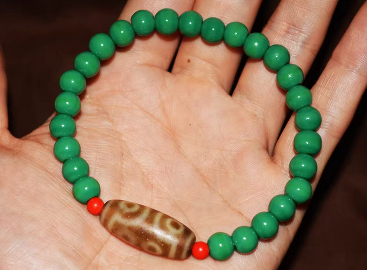 Real Himalayan Old Ancient Seven Eyes Dzi Bead Amulet Pendant Tibet Agate Genuine 7 Eyed Pure Gzi Antique Talisman Bracelet