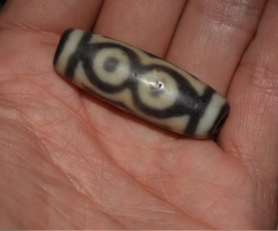 Real Himalayan Old Ancient Three Eyes Dzi Bead Bracelet Talisman Tibet Amulet Agate Stone Pure 3 Eyed Gzi Pendant