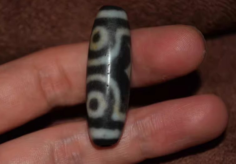 Real Himalayan Old Ancient Three Eyes Dzi Bead Pendant Talisman Tibet Amulet Agate Stone Pure 3 Eyed Gzi Bracelet