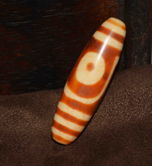 Real Himalayan Old Ancient Two Eyes Dzi Bead Amulet Pendant Tibet Agate Pure 2 Eyed Gzi Talisman Bracelet