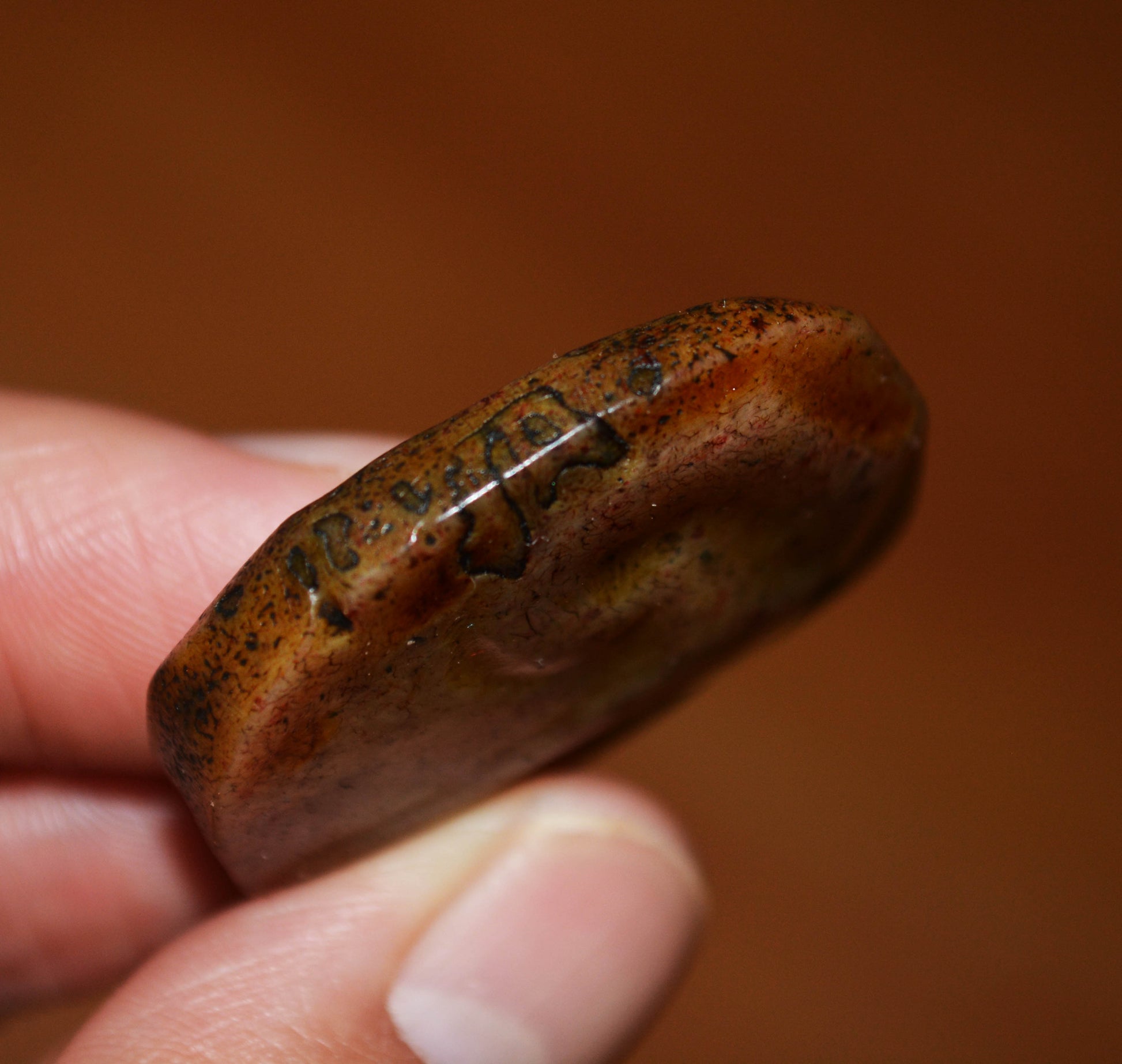 Real Himalayan Old Antique Kapala Bone Amulet Pendant Tibetan Genuine Talisman Gabala