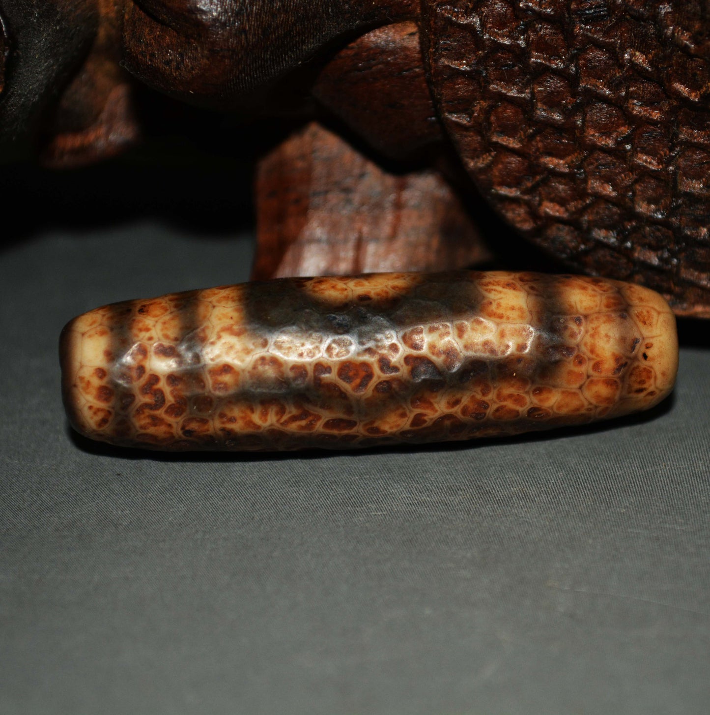 Real Himalayas Old Ancient Three Eyes Dzi Bead Pendant Talisman Tibet Agate Stone Pure 3 Eyed Gzi Amulet Bracelet