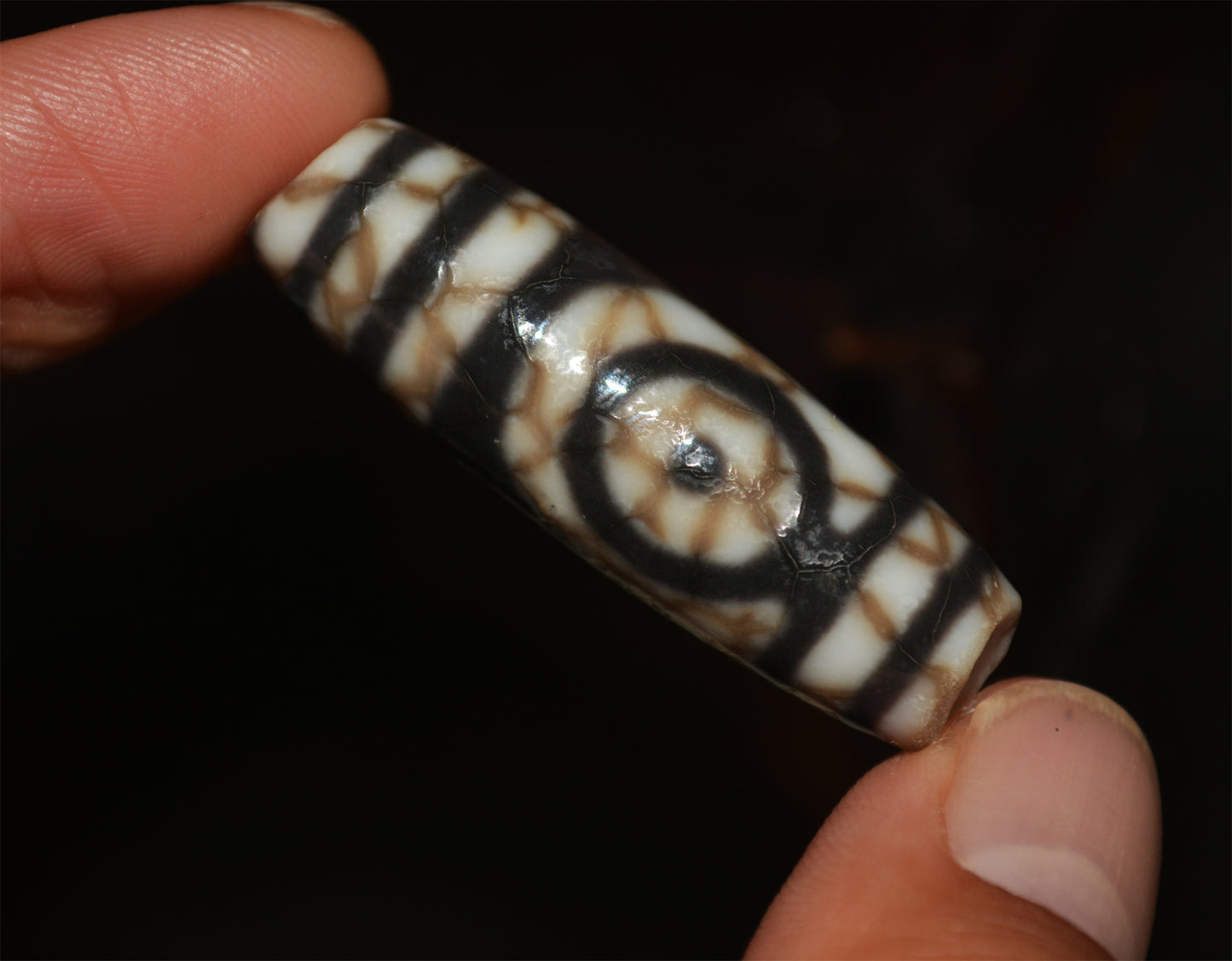 Real Himalayas Old Ancient Two Eyes Dzi Bead Bracelet Talisman Tibet Agate Stone Pure 2 Eyed Gzi Amulet Pendant