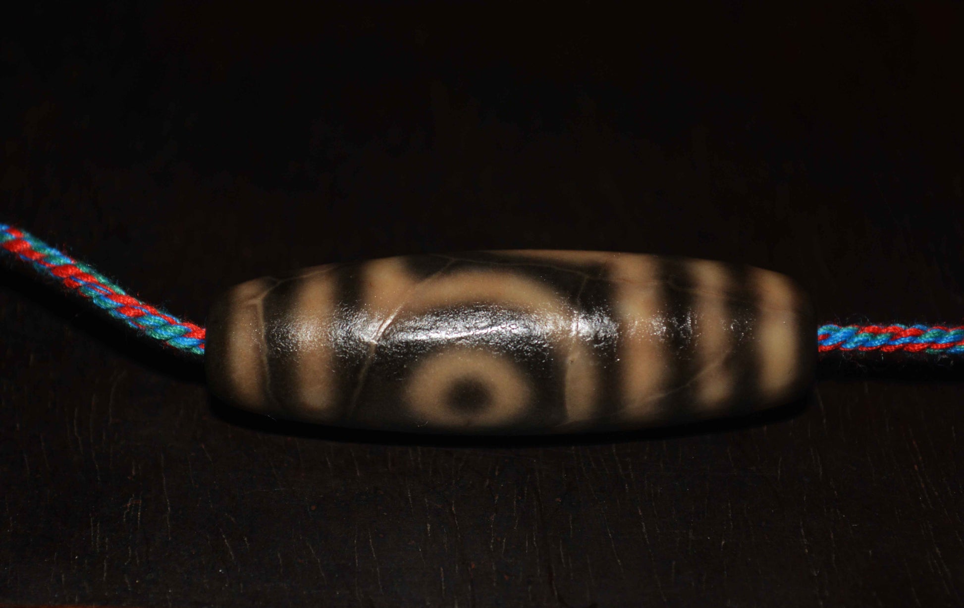 Real Himalayas Old Ancient Two Eyes Dzi Bead Bracelet Talisman Tibet Agate Stone Pure 2 Eyed Gzi Amulet Pendant