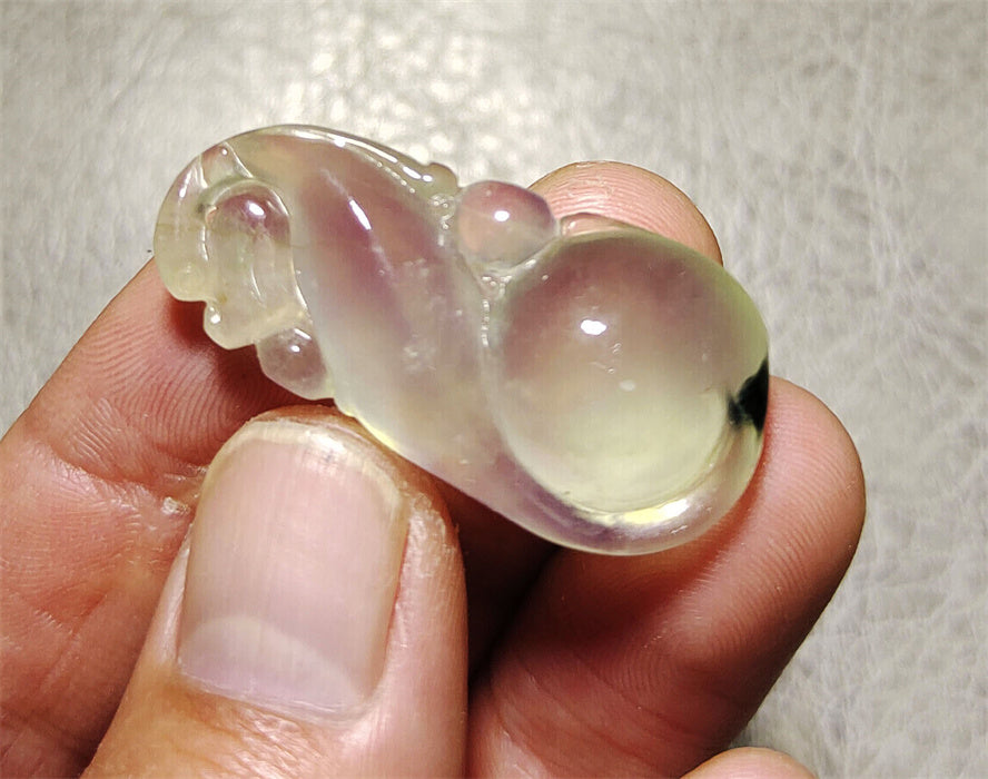 Real Natural Grade A Glassy Jadeite Jade Melon Pendant Amulet Genuine Icy Authentic Chinese Lucky Talisman