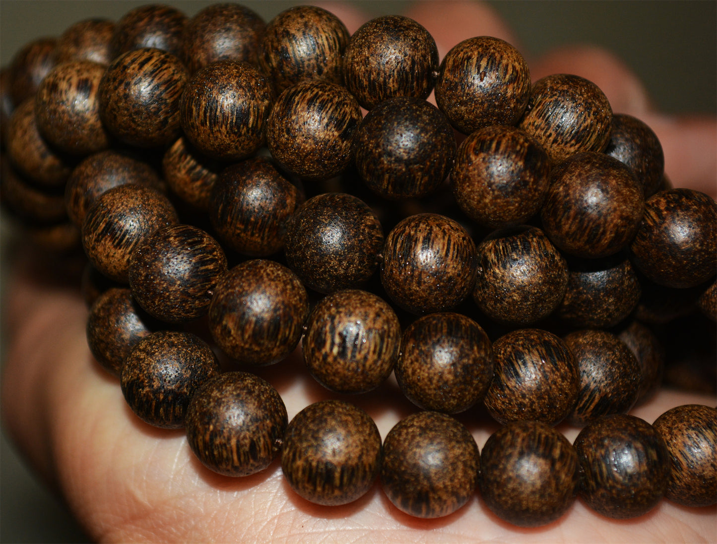 Natural Brunei Agarwood Kinam Bracelet Mala Prayer Beads Qinan Kynam Aloeswood Beads Rosary 108 Gaharu Necklace Super Kyara Oodh Agar
