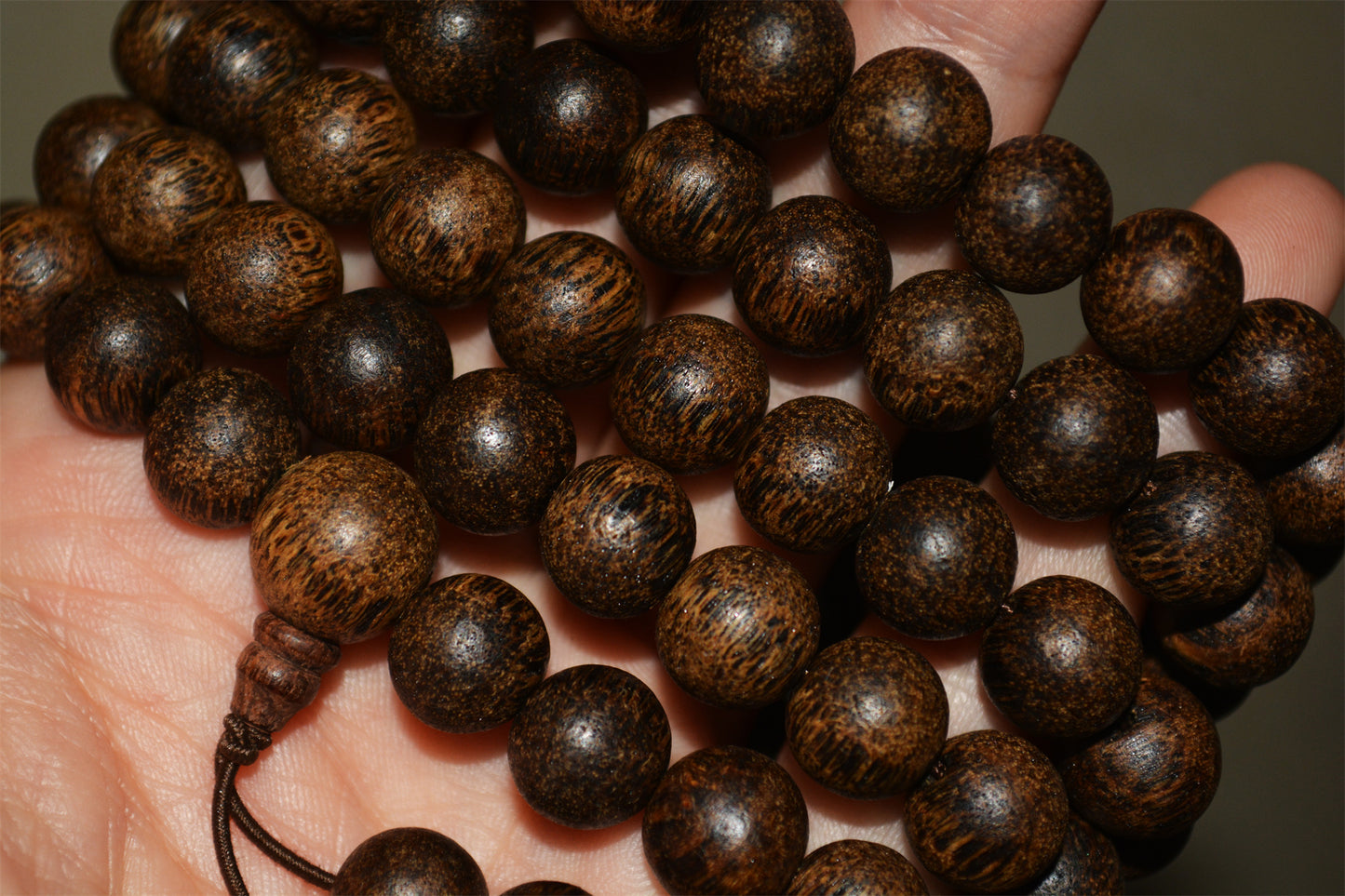 Natural Brunei Agarwood Kinam Bracelet Mala Prayer Beads Qinan Kynam Aloeswood Beads Rosary 108 Gaharu Necklace Super Kyara Oodh Agar
