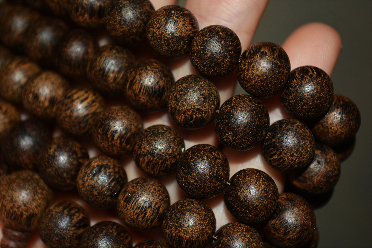 Natural Brunei Agarwood Kinam Bracelet Mala Prayer Beads Qinan Kynam Aloeswood Beads Rosary 108 Gaharu Necklace Super Kyara Oodh Agar