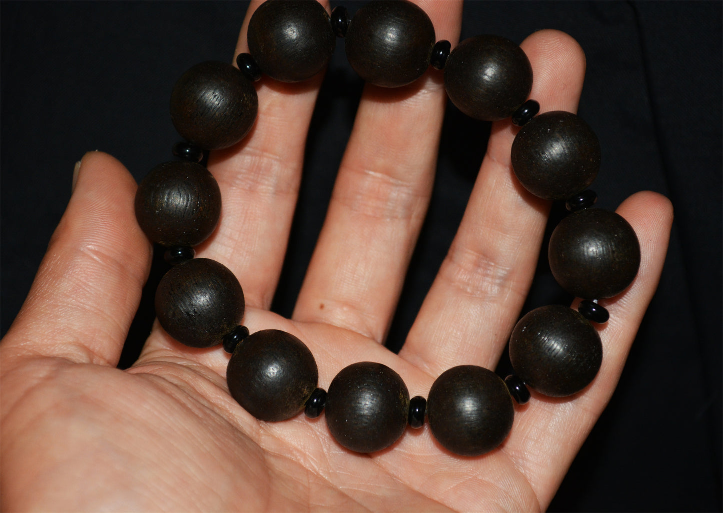 Natural Vietnam Agarwood Kinam Bracelet Mala Prayer Beads Qinan Kynam Aloeswood Beads Rosary Gaharu Necklace Super Kyara Oodh Agar