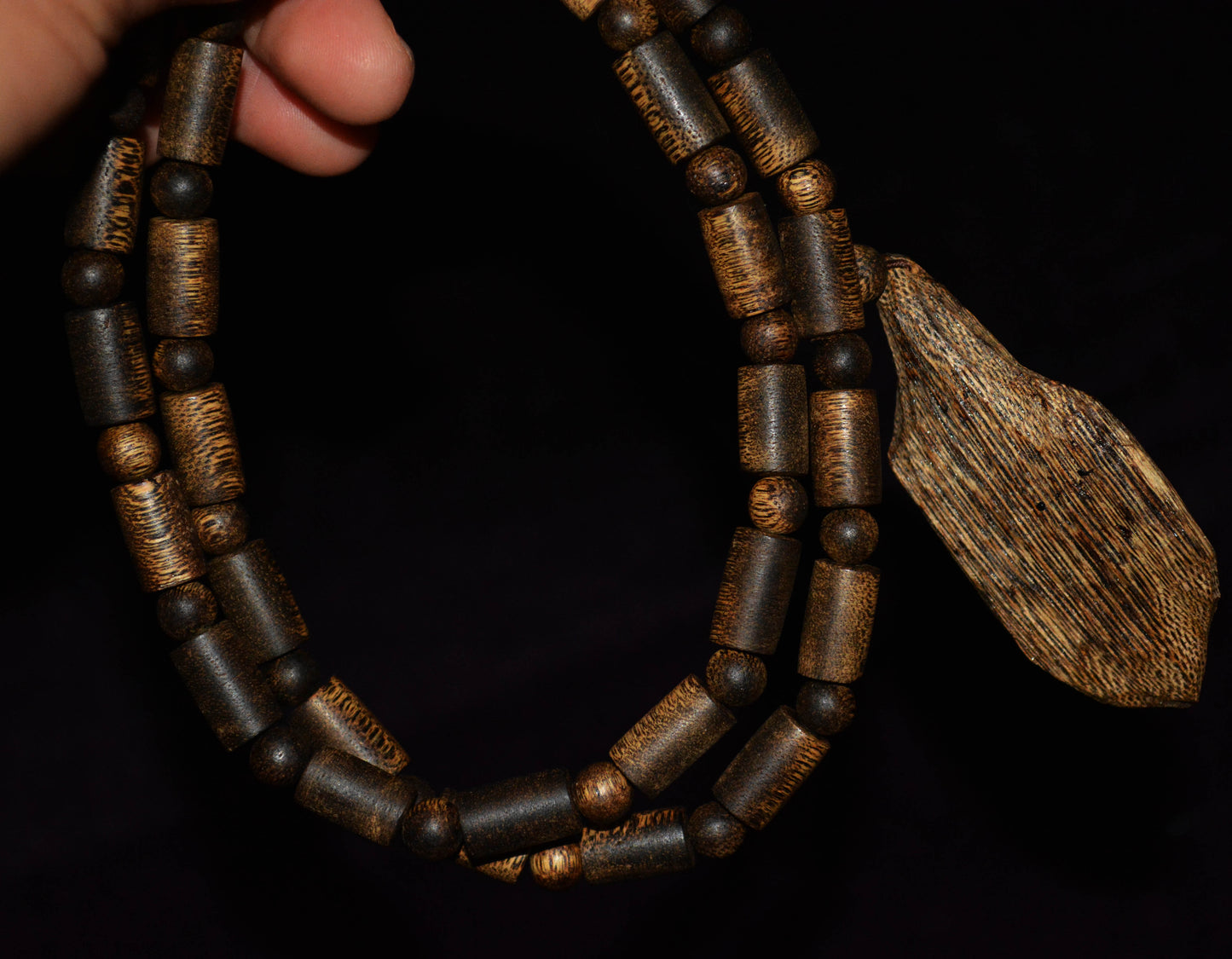 Real Natural Vietnam Wild Qinan Agarwood Bracelet Kynam Aloeswood Mala Prayer Beads Genuine Kinam Gaharu Necklace