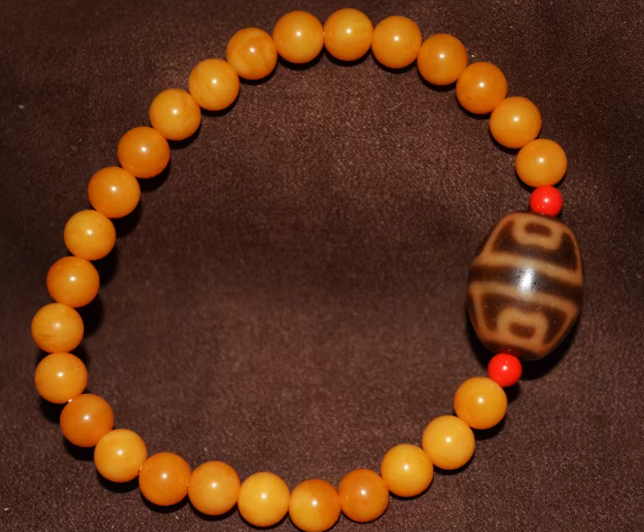 Real Old Ancient Tibetan Lotus Dzi Bead Amulet Himalayan Bracelet Pure Gzi Pendant Genuine Antique Agate Talisman