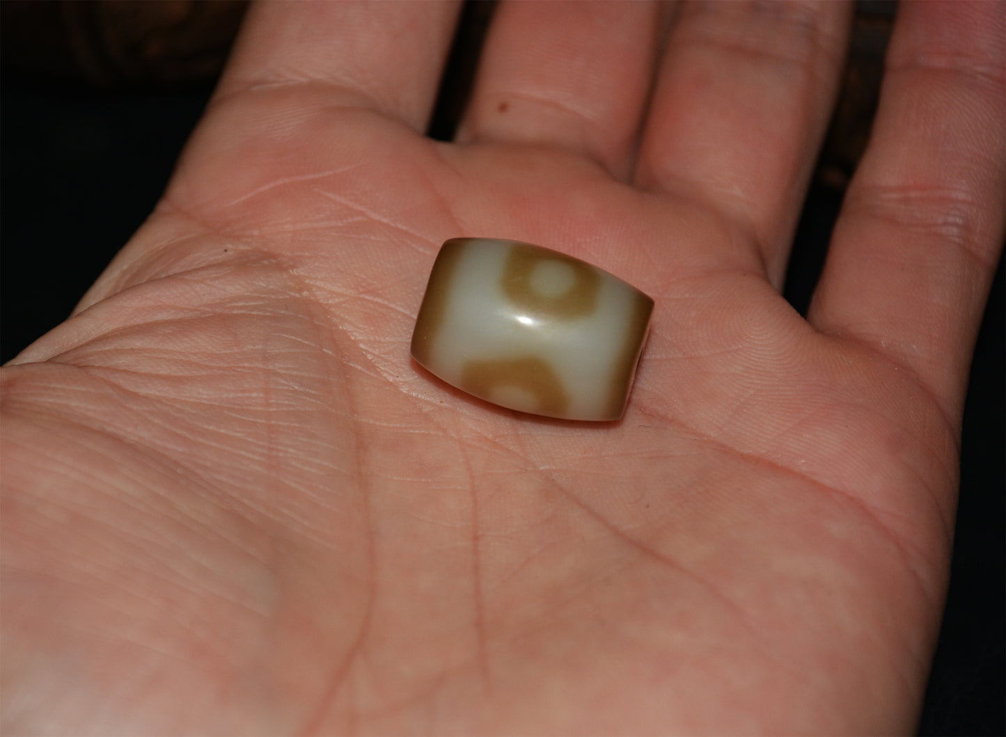 Real Old Ancient Tibetan Three Eyes Dzi Bead Pendant Talisman Himalayan Amulet Agate Stone Pure 3 Eyed Gzi Bracelet