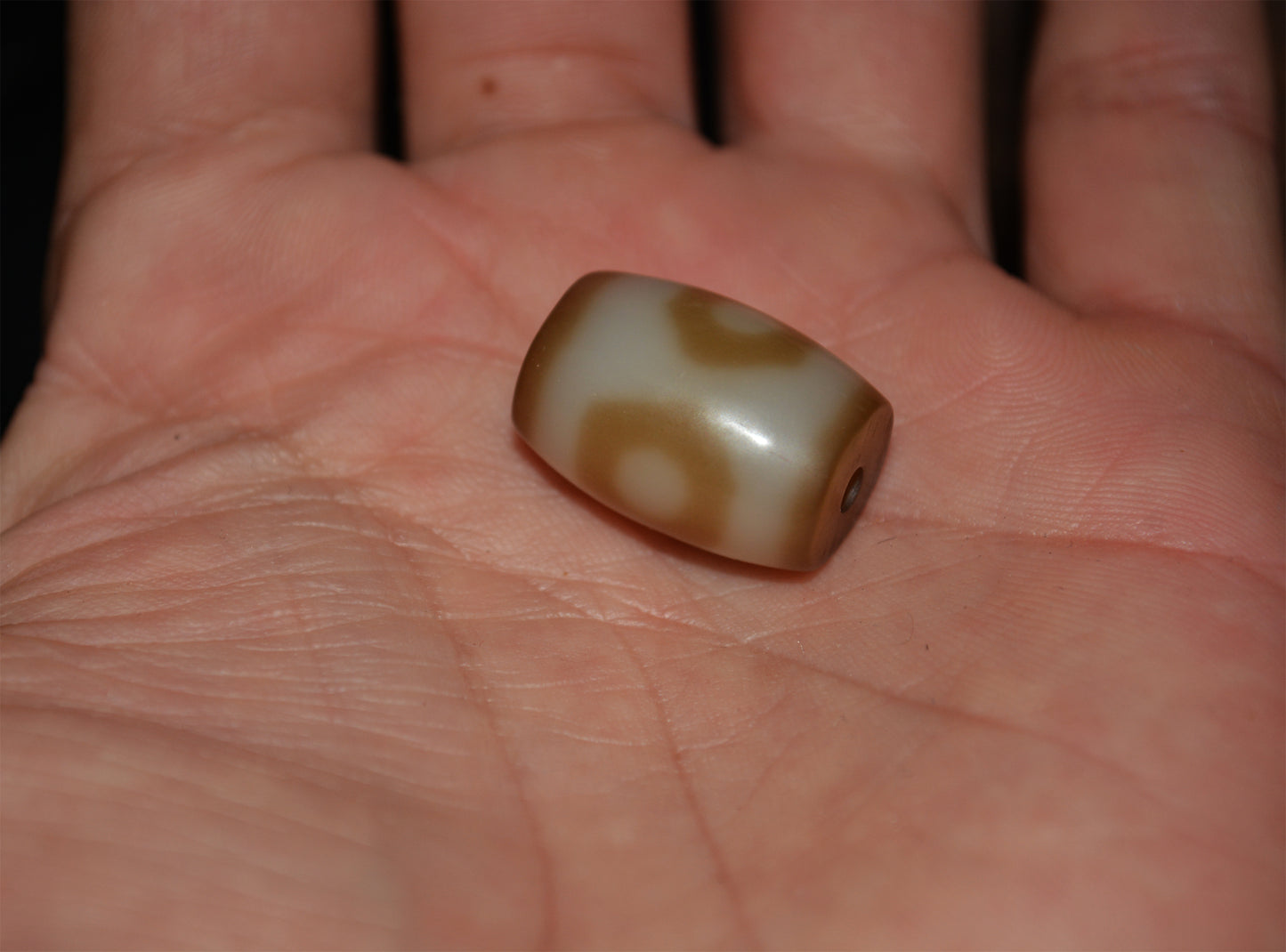 Real Old Ancient Tibetan Three Eyes Dzi Bead Pendant Talisman Himalayan Amulet Agate Stone Pure 3 Eyed Gzi Bracelet