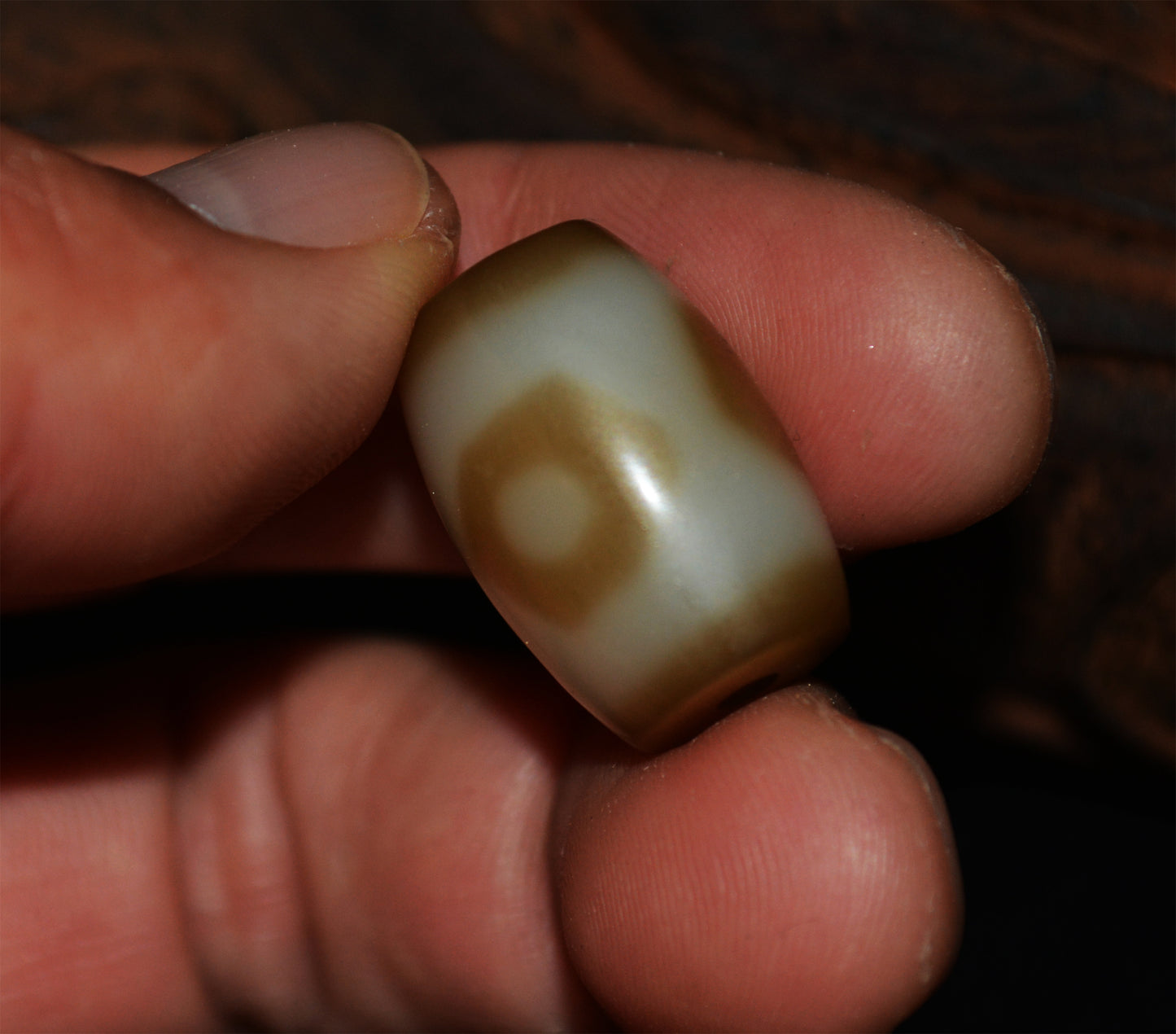 Real Old Ancient Tibetan Three Eyes Dzi Bead Pendant Talisman Himalayan Amulet Agate Stone Pure 3 Eyed Gzi Bracelet