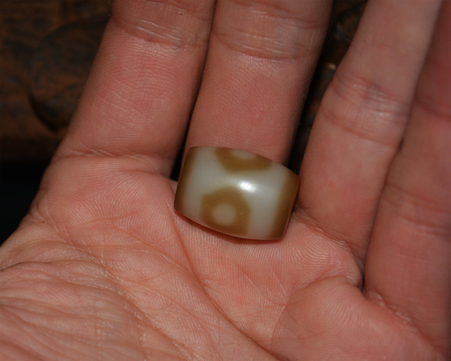 Real Old Ancient Tibetan Three Eyes Dzi Bead Pendant Talisman Himalayan Amulet Agate Stone Pure 3 Eyed Gzi Bracelet