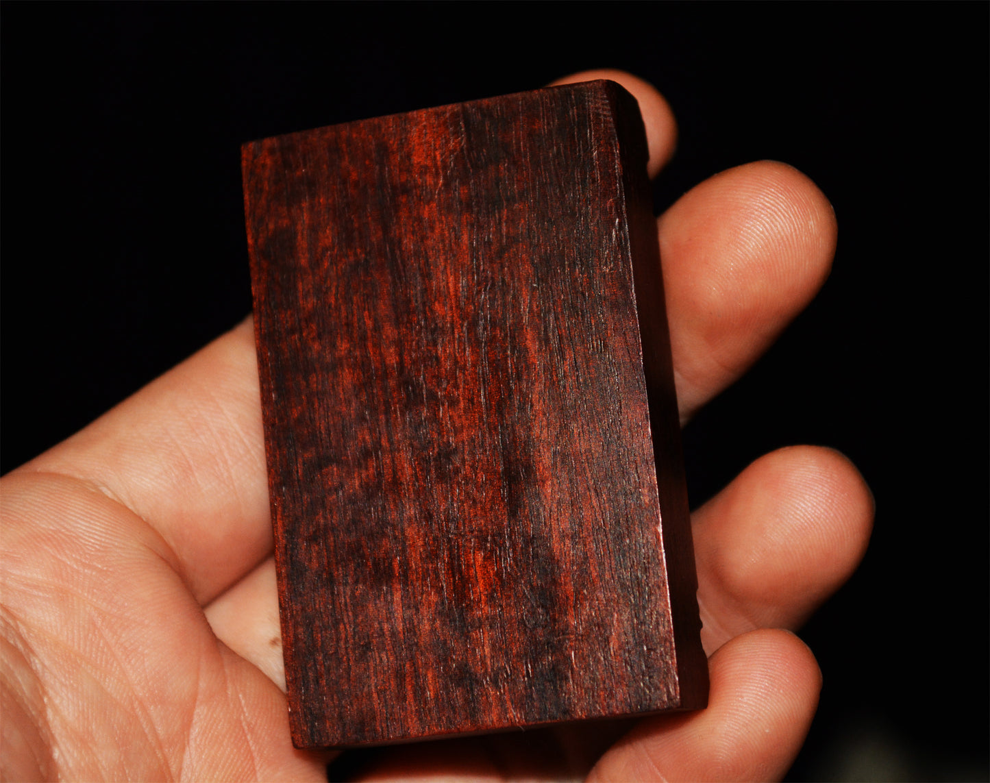 Real Red Sandalwood Shakyamuni Buddha Pendant Zitan Wood Chinese Amulet Genuine Talisman