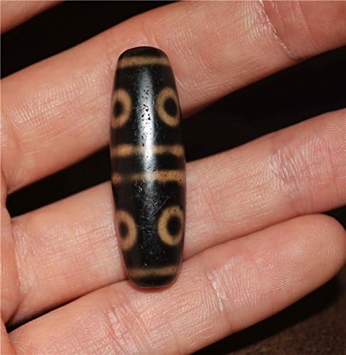 Real Tibet Ancient Eight Eyes Dzi Bead Amulet Pendant Himalayan Agate Genuine 8 Eyed Gzi Old Antique Talisman Bracelet