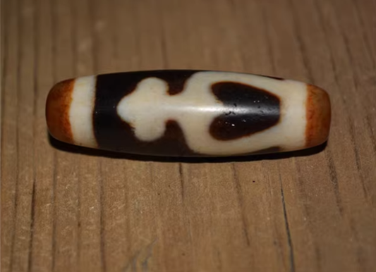 Real Tibet Ancient Nectar Bottle Dzi Bead Pendant Amulet Himalaya Agate Baoping Pure Gzi Old Antique Talisman