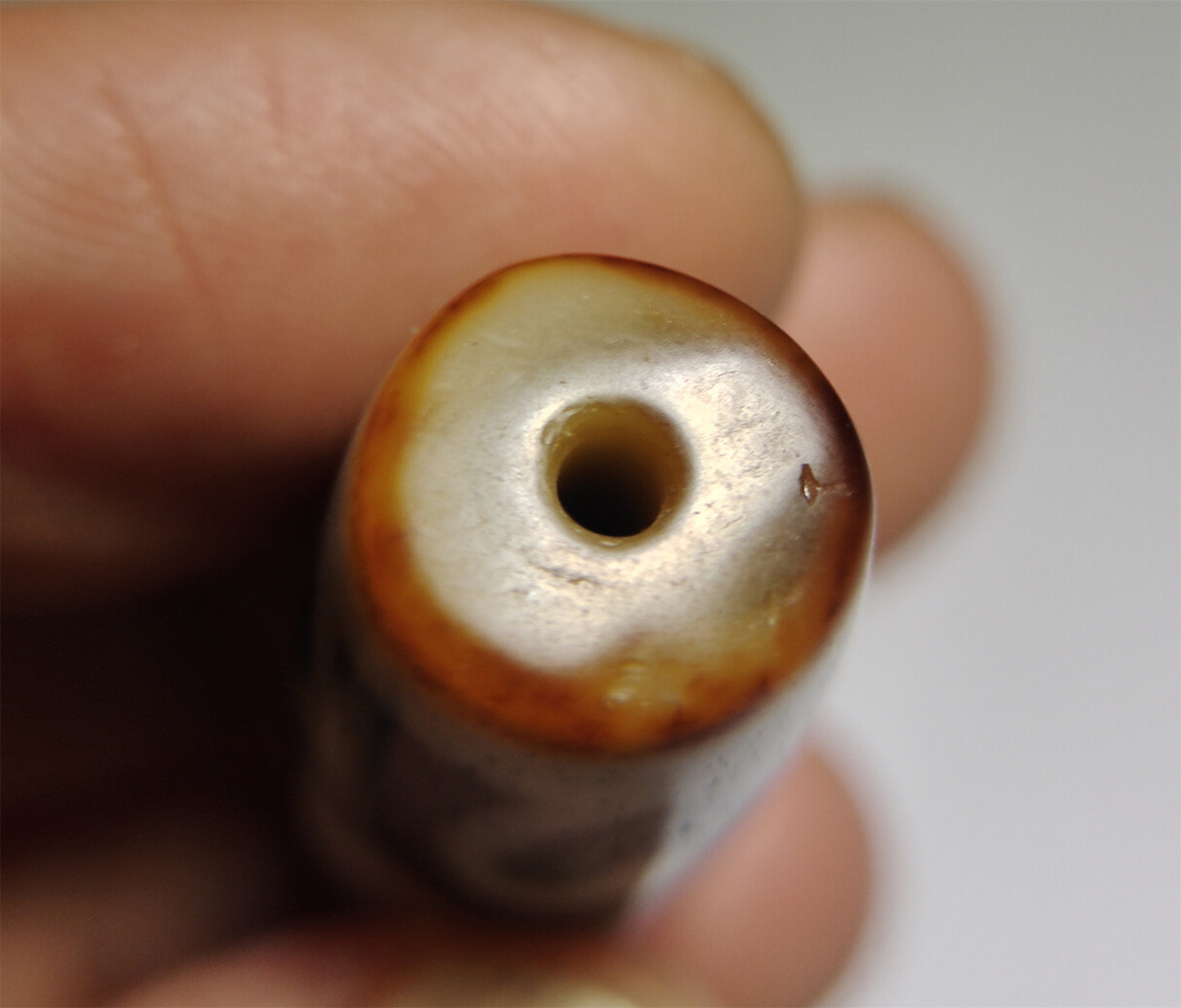 Real Tibet Ancient Six Eyes Lotus Dzi Bead Talisman Himalayas Pendant Amulet Agate Genuine Gzi Old