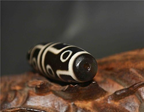 Real Tibet Old Ancient Twelve Eyes Dzi Bead Amulet Pendant Himalayan Agate 12 Eyed Gzi Antique Talisman